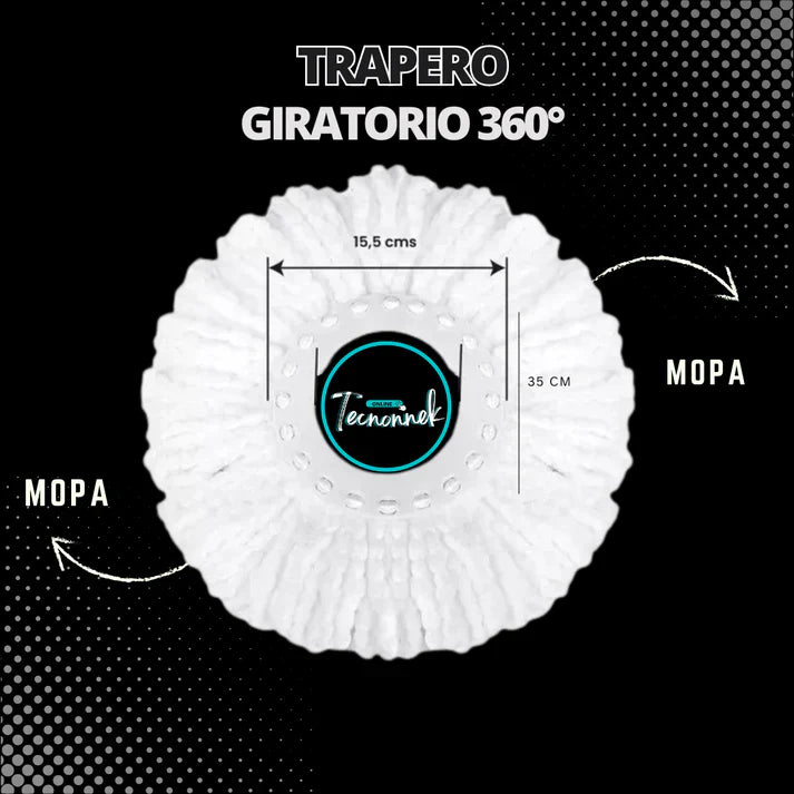 TRAPERO 360 GRANDE EXCLUSIVO + 3 MOPA DE REGALO 🚚 ¡ENVÍO GRATIS a todo el país!