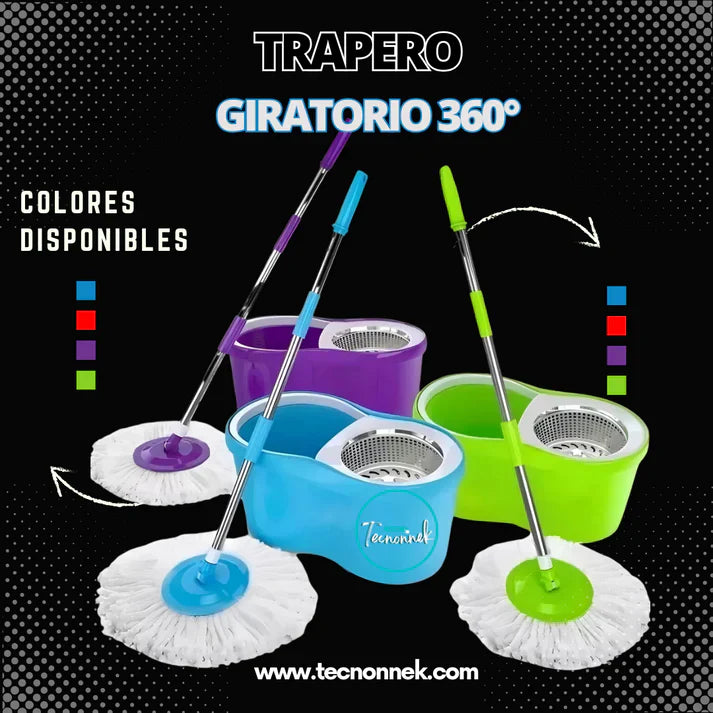 TRAPERO 360 GRANDE EXCLUSIVO + 3 MOPA DE REGALO 🚚 ¡ENVÍO GRATIS a todo el país!